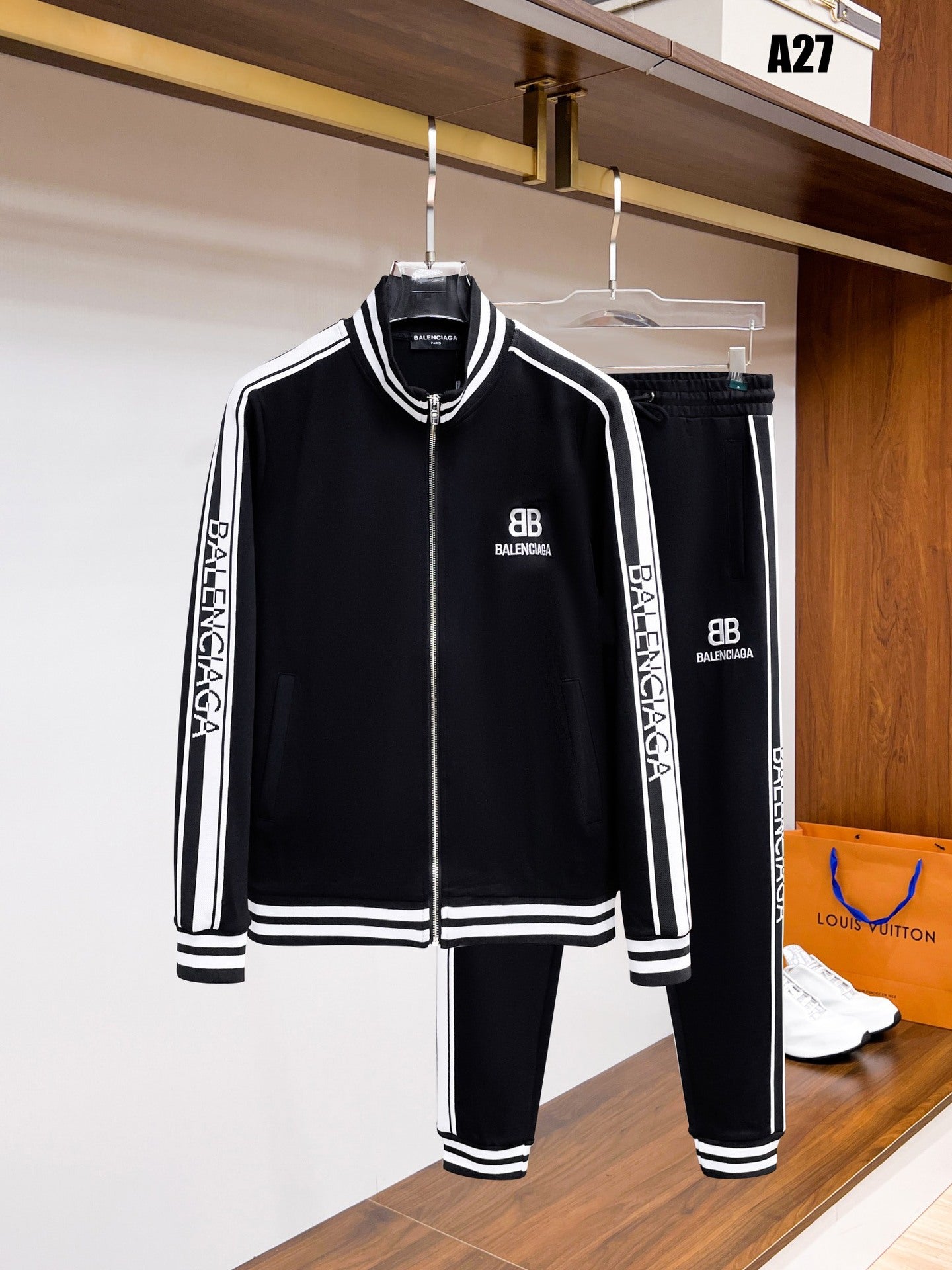 casual and versatile long-sleeved men's and women's P sweatshirt sweatshirt and sweatshirt suit