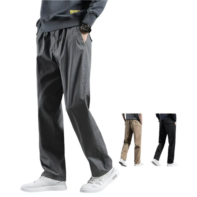 Loose Fit Straight Trousers