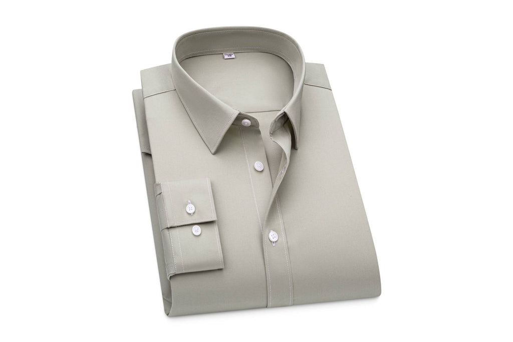 Men's Business Casual Long-Sleeve Shirt
