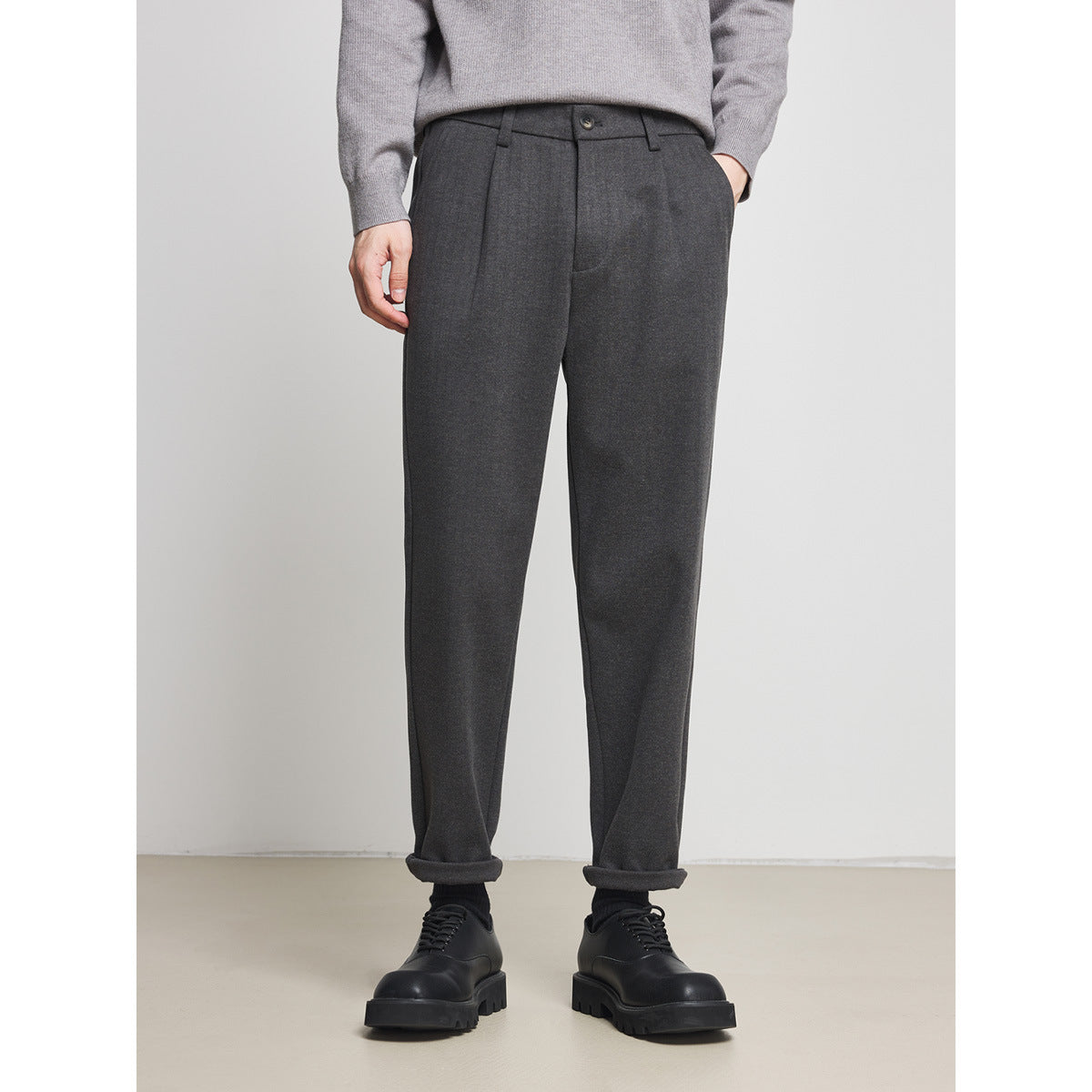 Light Business Wool Pants