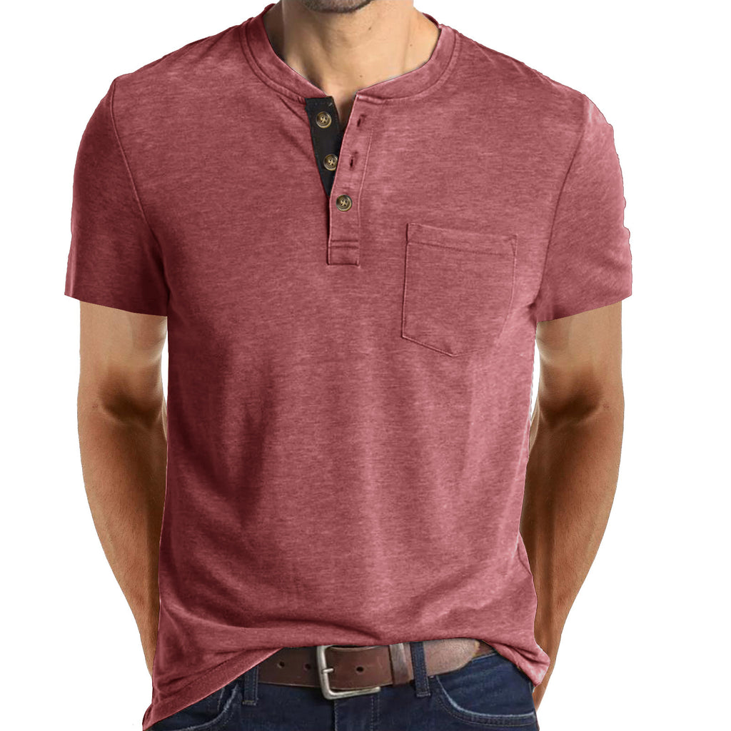 Men’s Slim-Fit Henley Tee