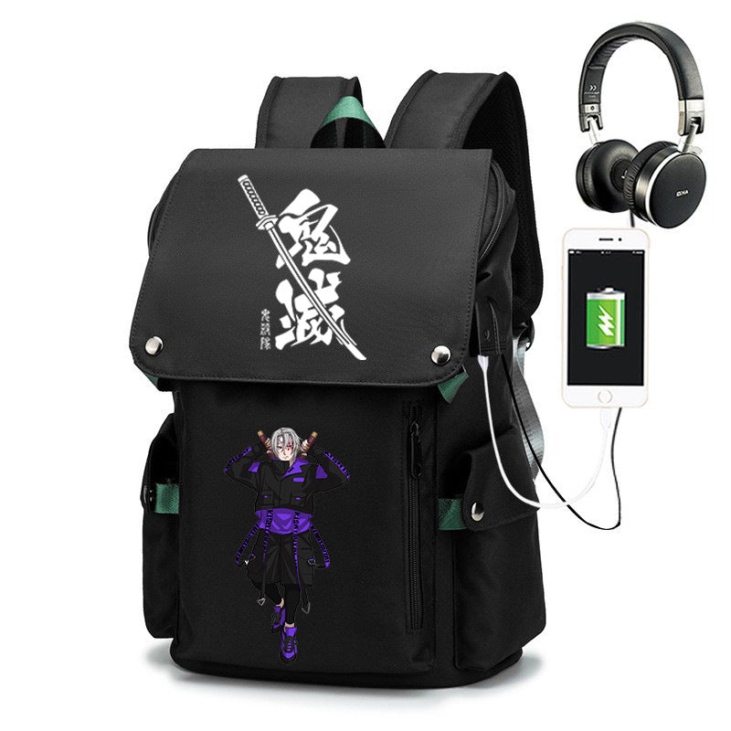 Anime-Themed School Backpack