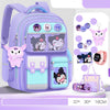 1198 Purple with Water Blue (10-piece set + tutoring bag + stationery box + watch)