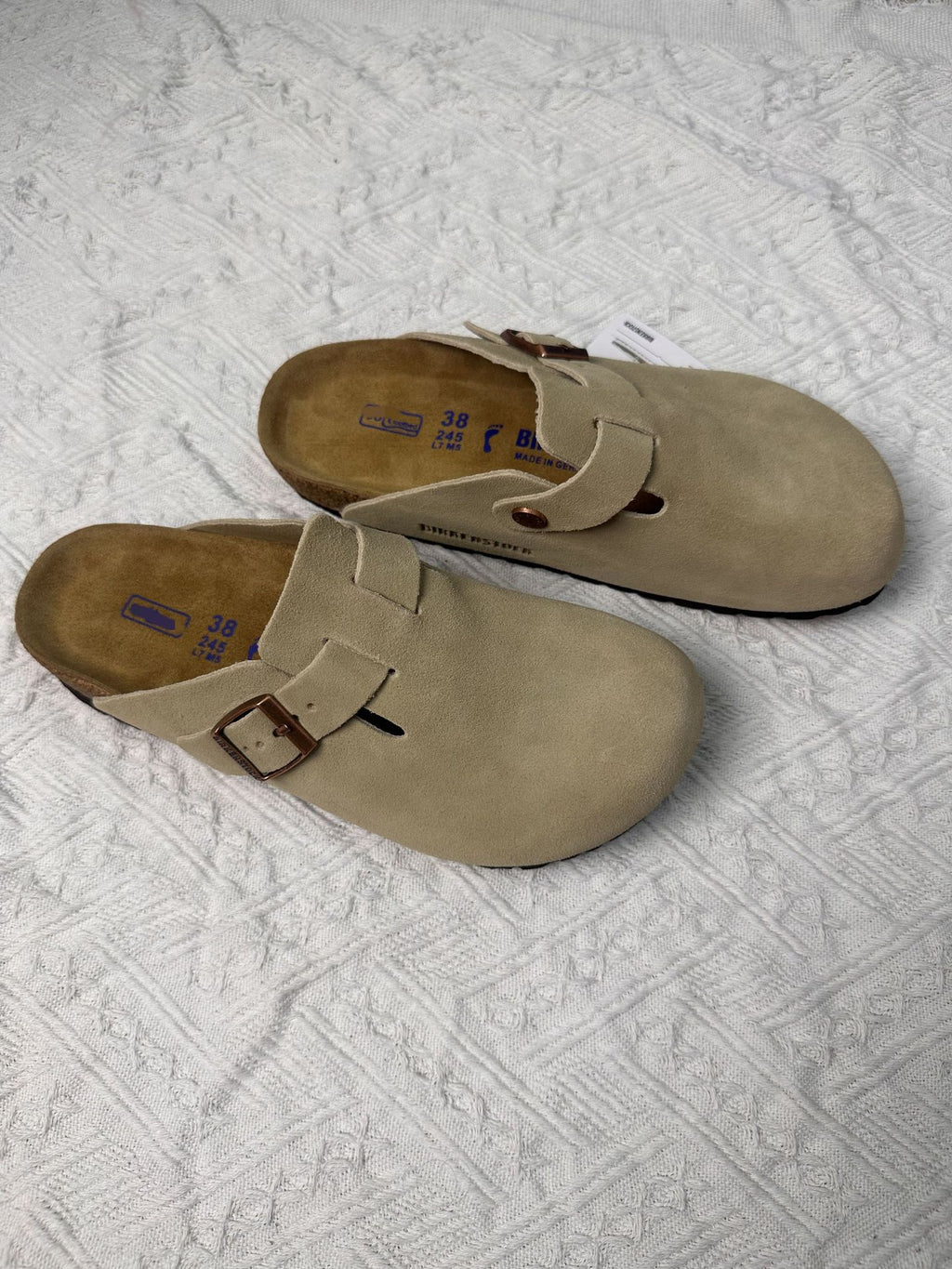 Birkenstock Leather Half-Slippers