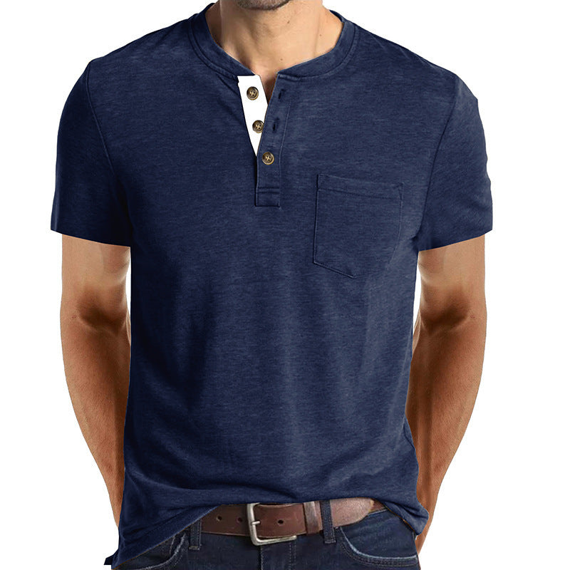 Men’s Slim-Fit Henley Tee
