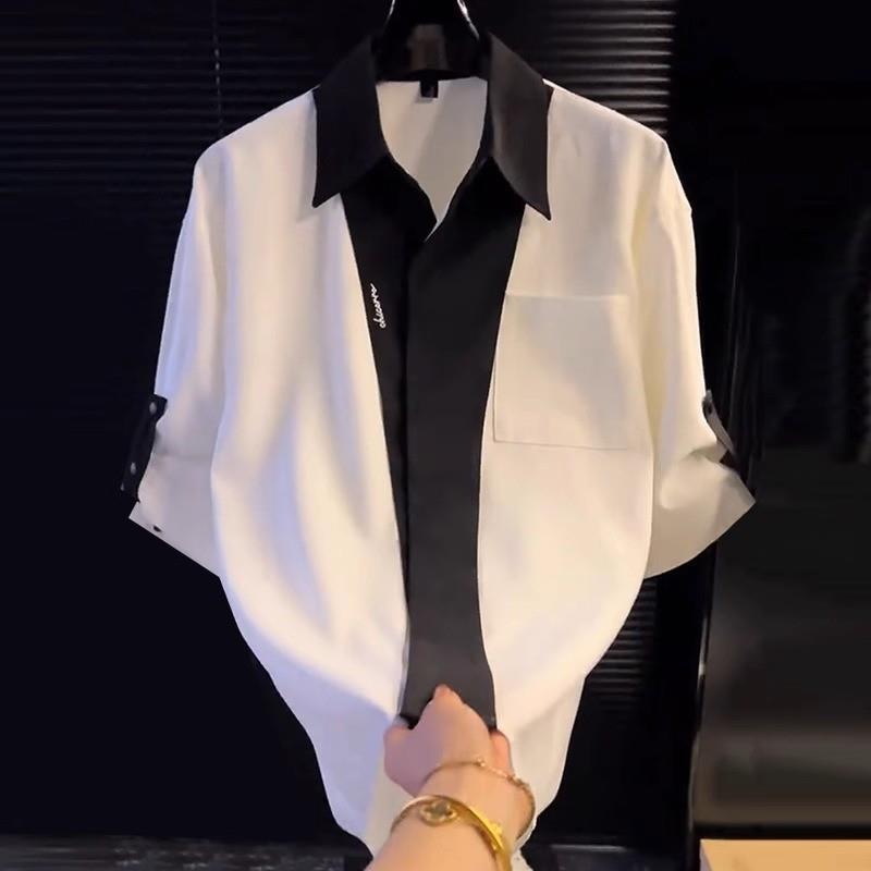 Linear Contrast Utility Shirt