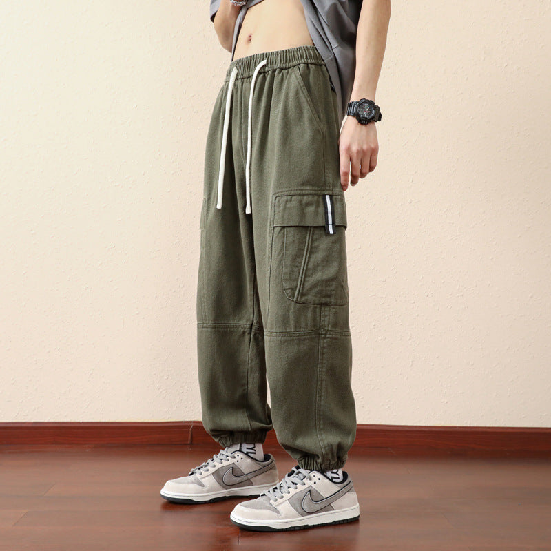 Men's Multi-Pocket Loose Fit Cargo Trousers