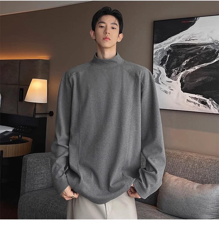 Mock Turtleneck Pullover