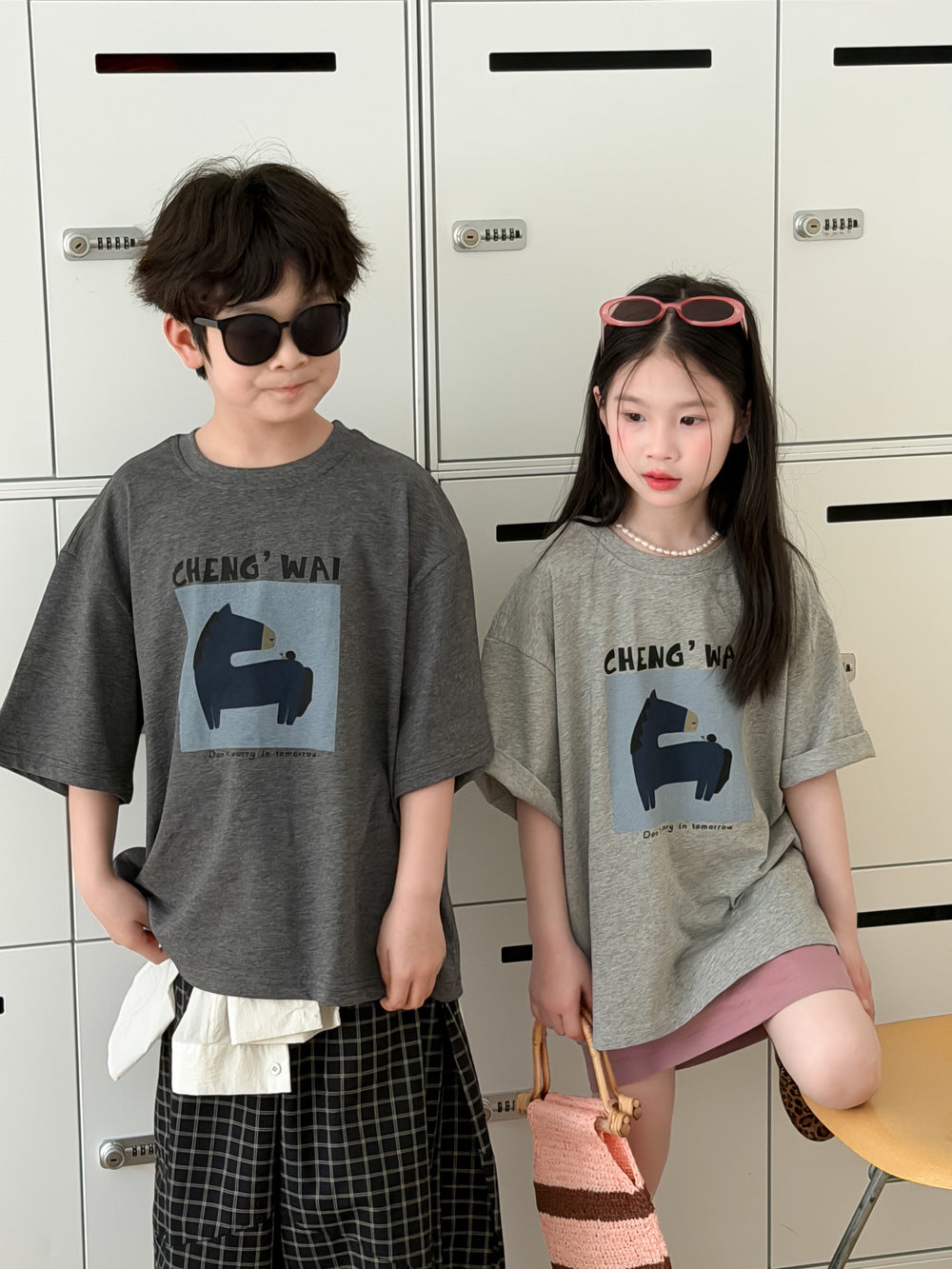 Kids' Pony-Letter T-Shirt