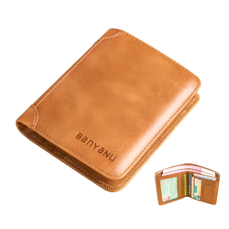 Men's Leather Bifold Wallet