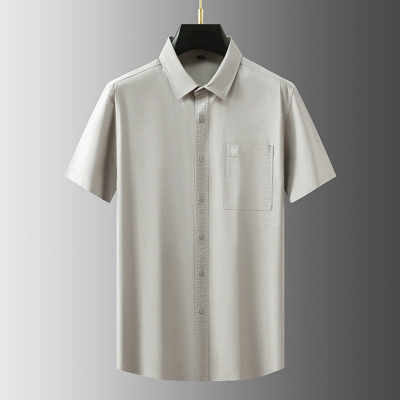 Men's Short-Sleeve Button-Up Shirt