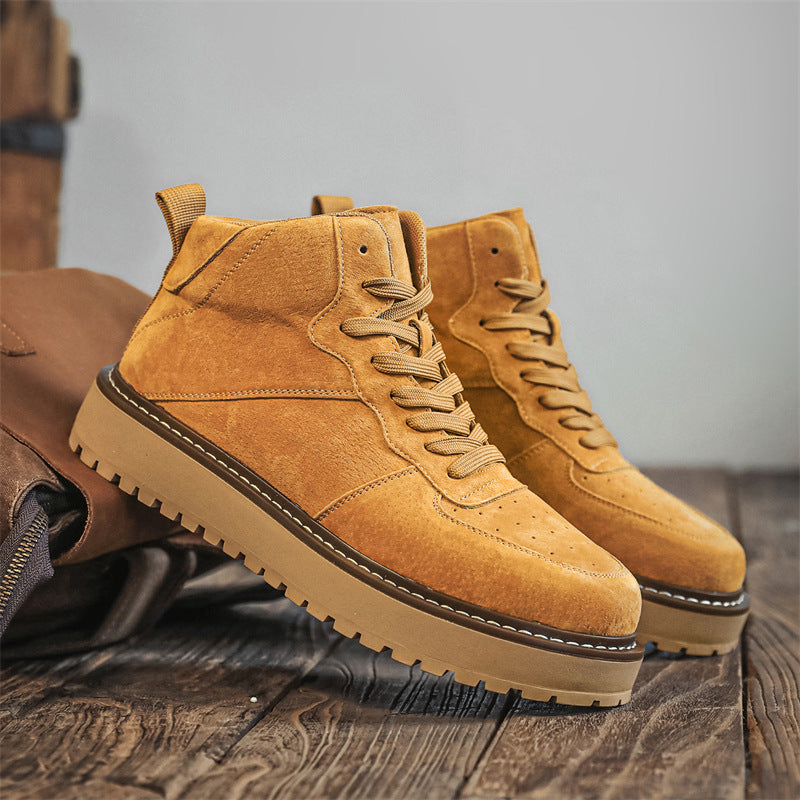 Retro Urban Suede Boots