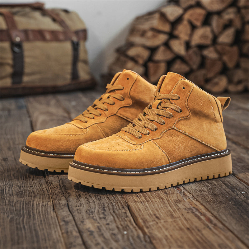Retro Urban Suede Boots