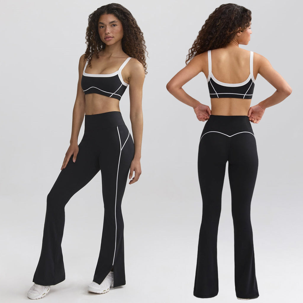 Crossover Yoga Flare Pants