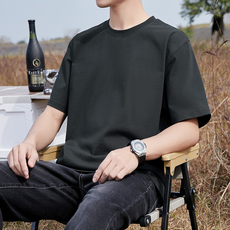 Premium Cotton Crew Neck Tee