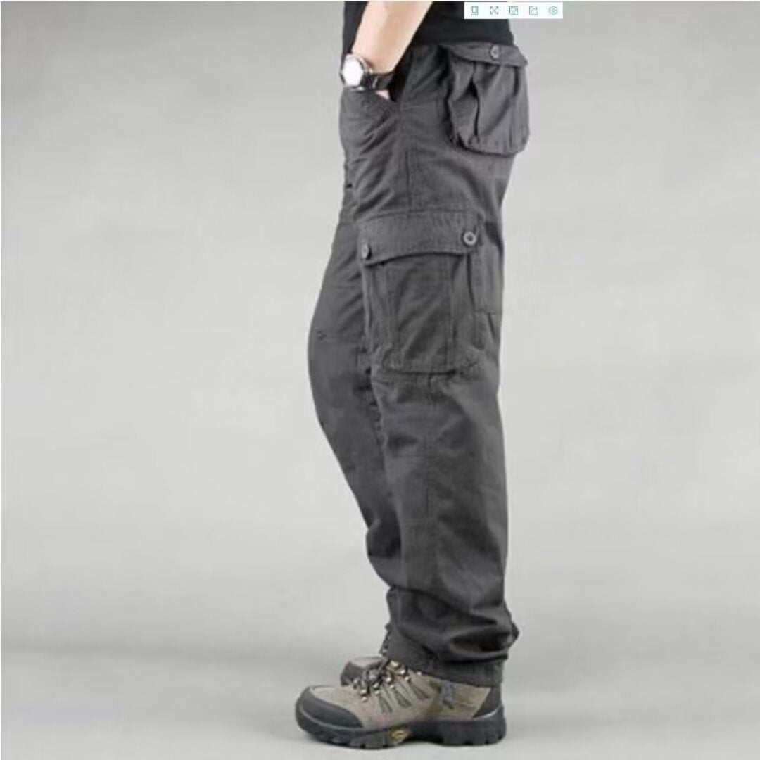 Men's Loose Fit Cargo Work Trousers