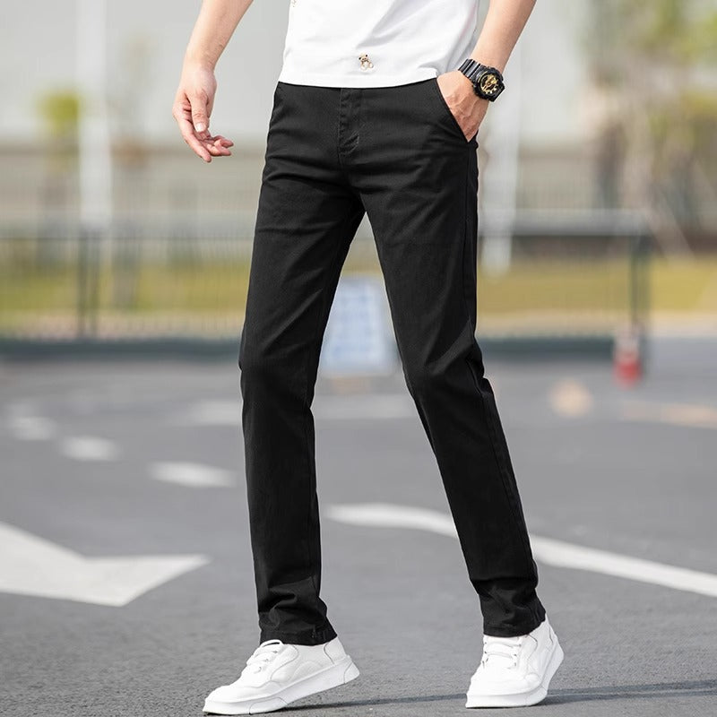 Men's Slim-Fit Cotton Chinos