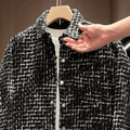 Textured Tweed Overshirt