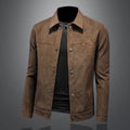 Suede Texture Biker Jacket