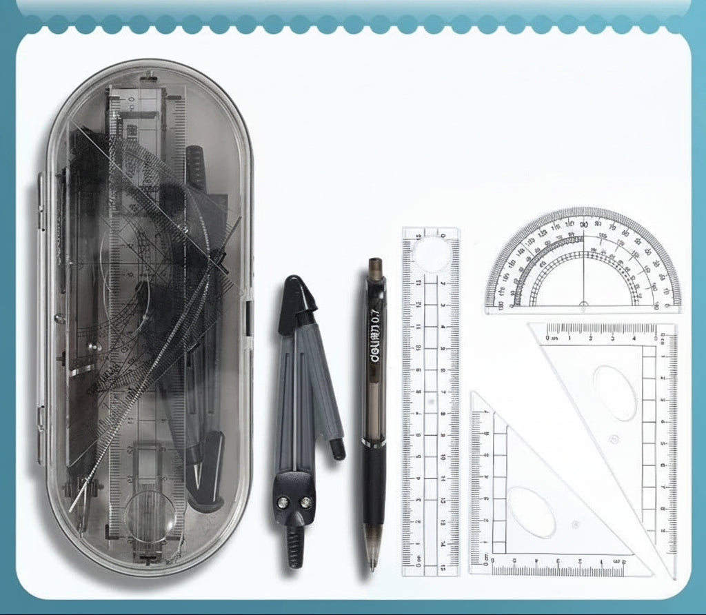 Deli Precision Geometry Drafting Set