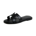 Square Toe Slide Sandals