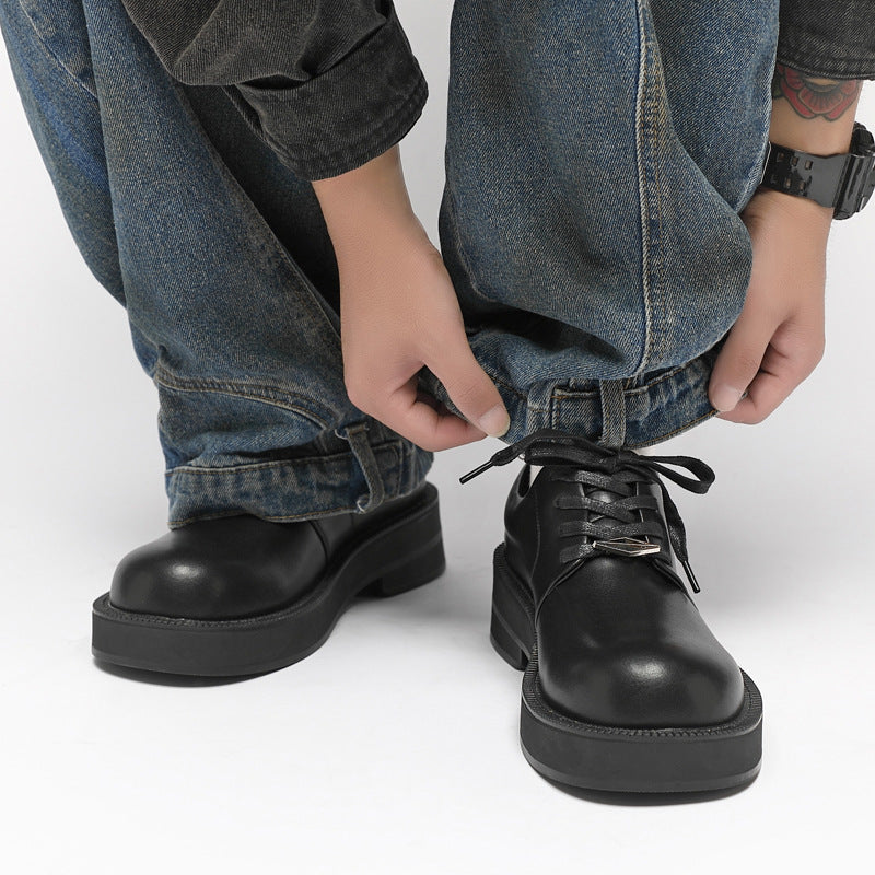 Chunky Platform Derby Shoes