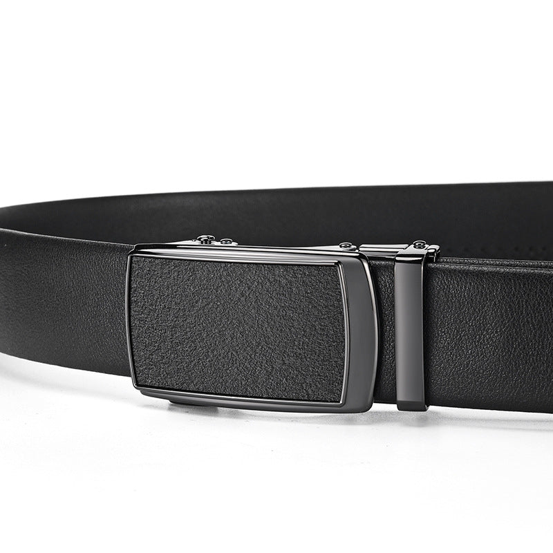 Men's Alloy Buckle Leather Belt