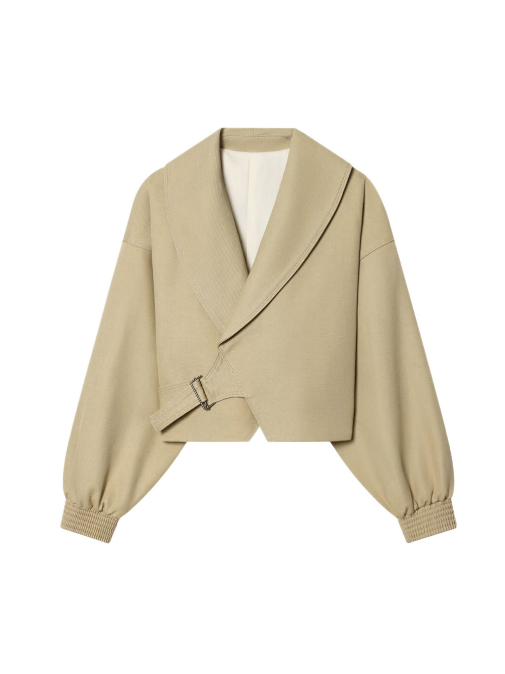 Women's Belted Cropped Jacket