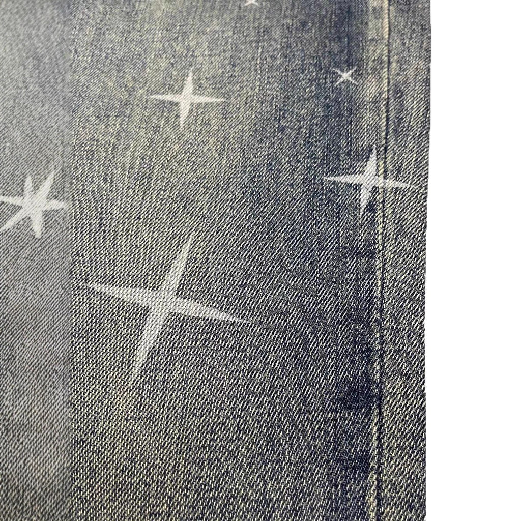 Stellar Grunge Wide Leg Denim
