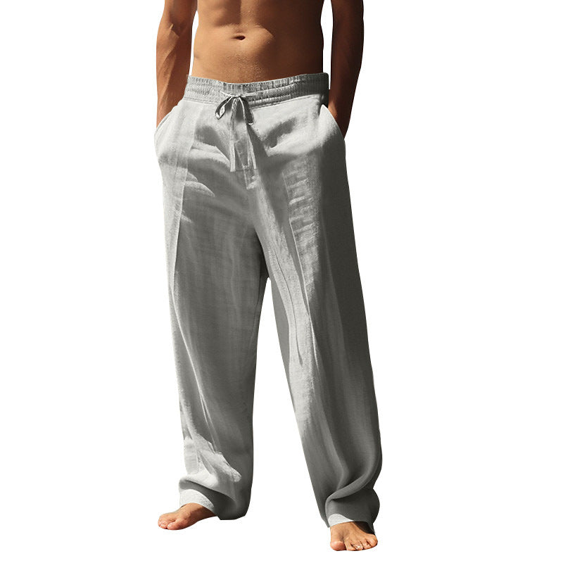 Relaxed-Fit Linen Trousers