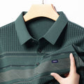 Patterned Business-Casual Polo