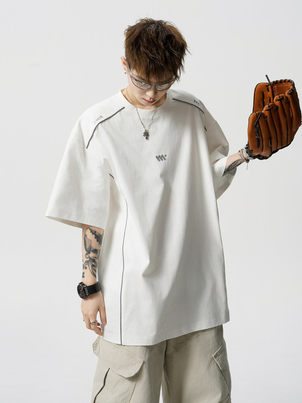 Cyber Stitch Oversized Technical Tee