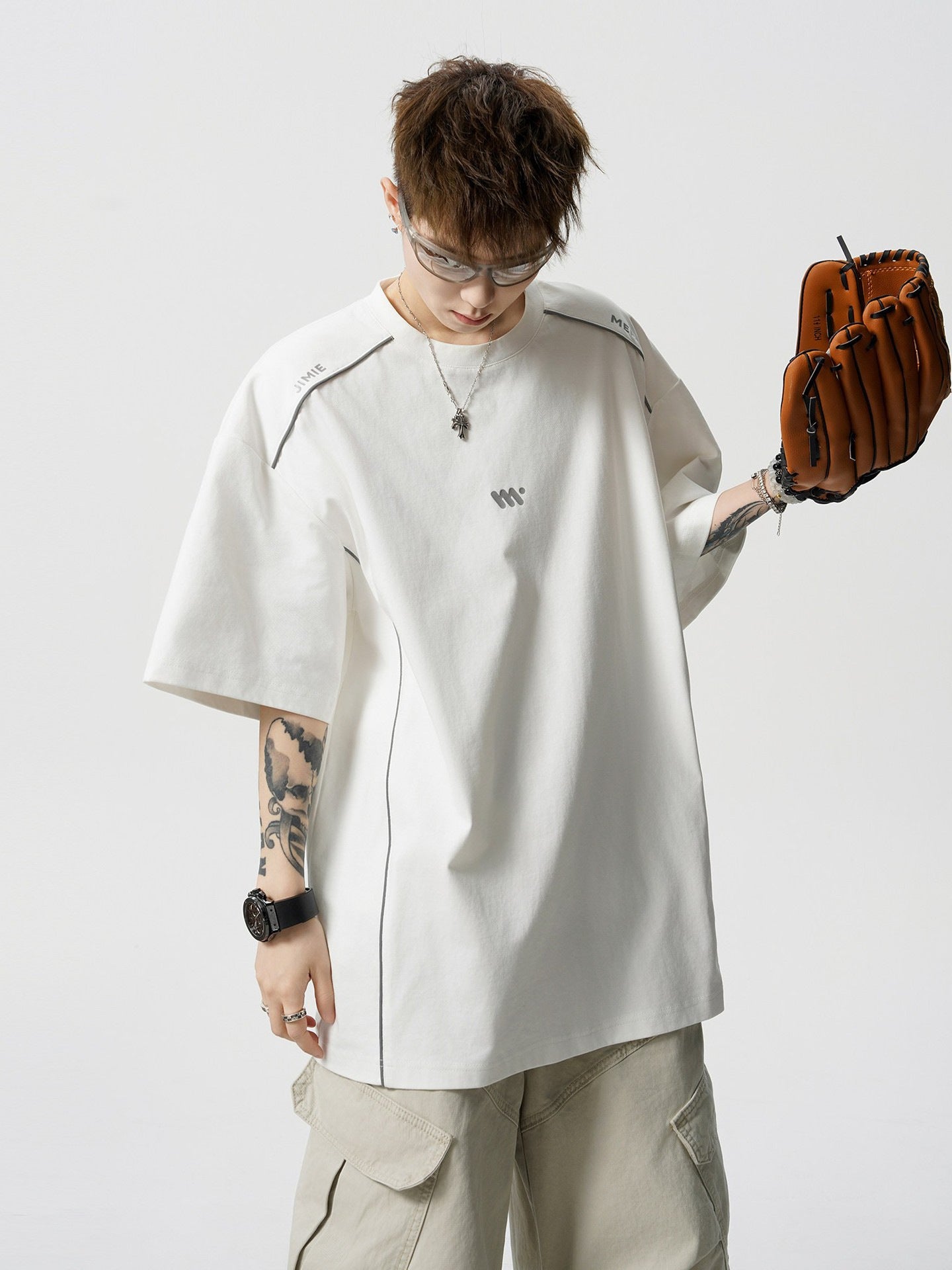Cyber Stitch Oversized Technical Tee