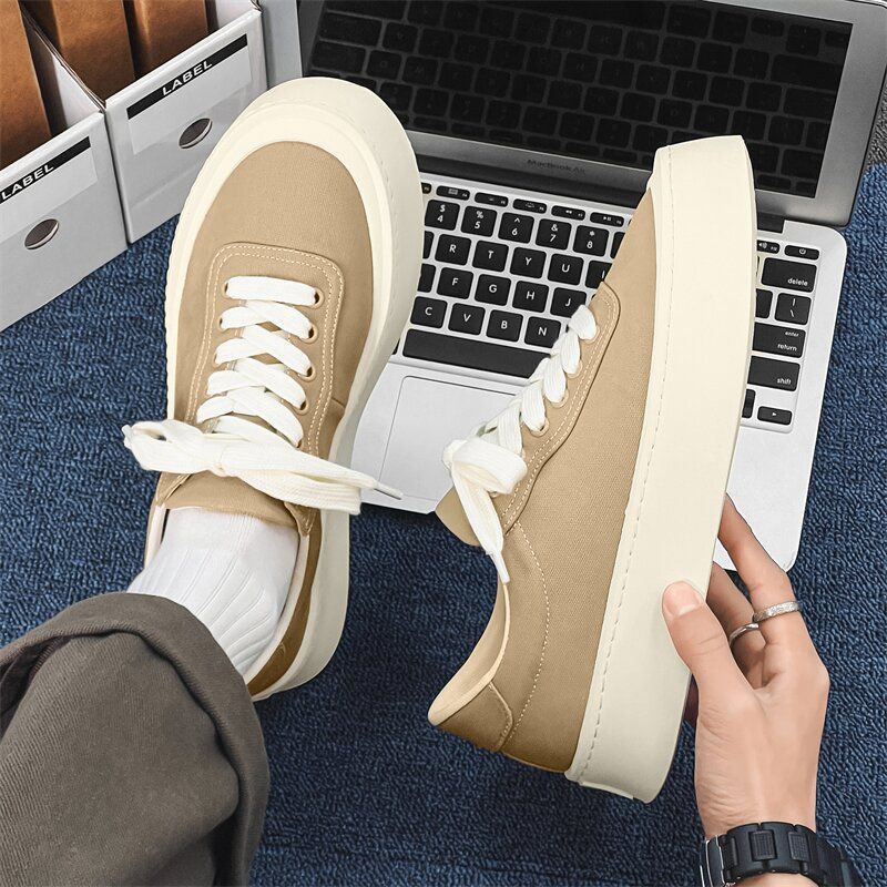 Chunky Platform Canvas Sneakers