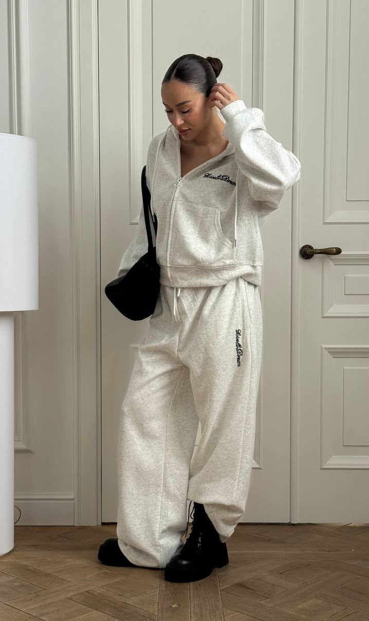 Zip Hoodie Sweatpants Set