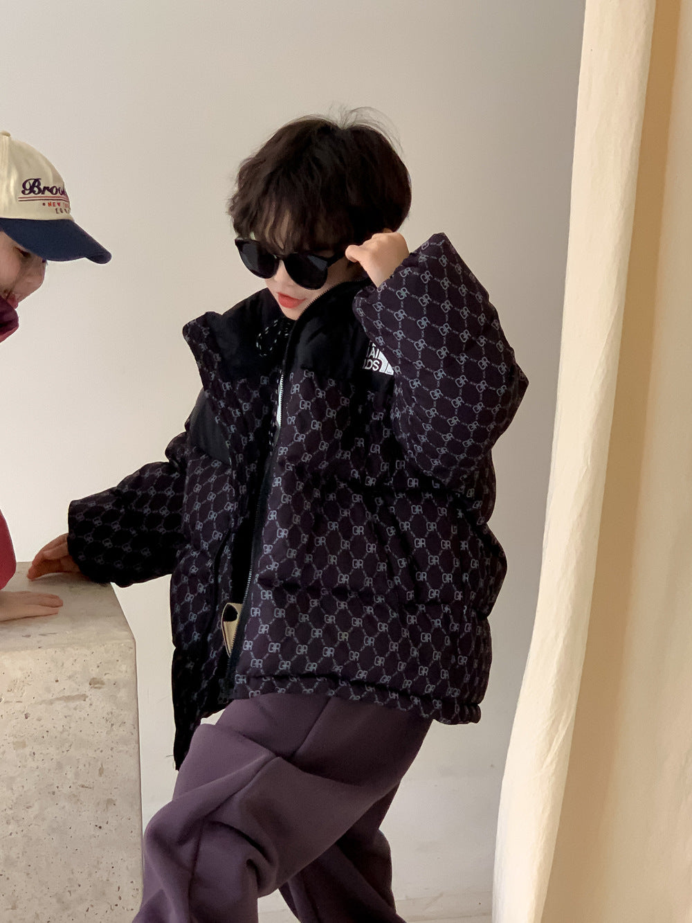 Kids' Color-Block Puffer Jacket