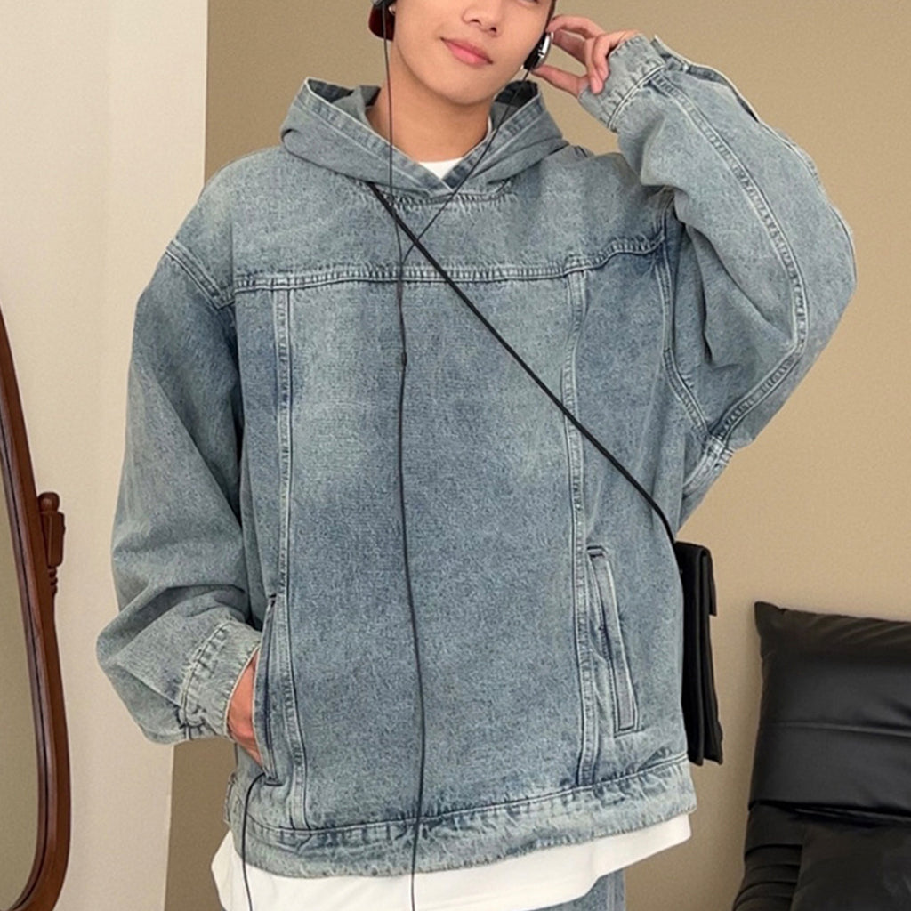 Denim Hooded Jacket