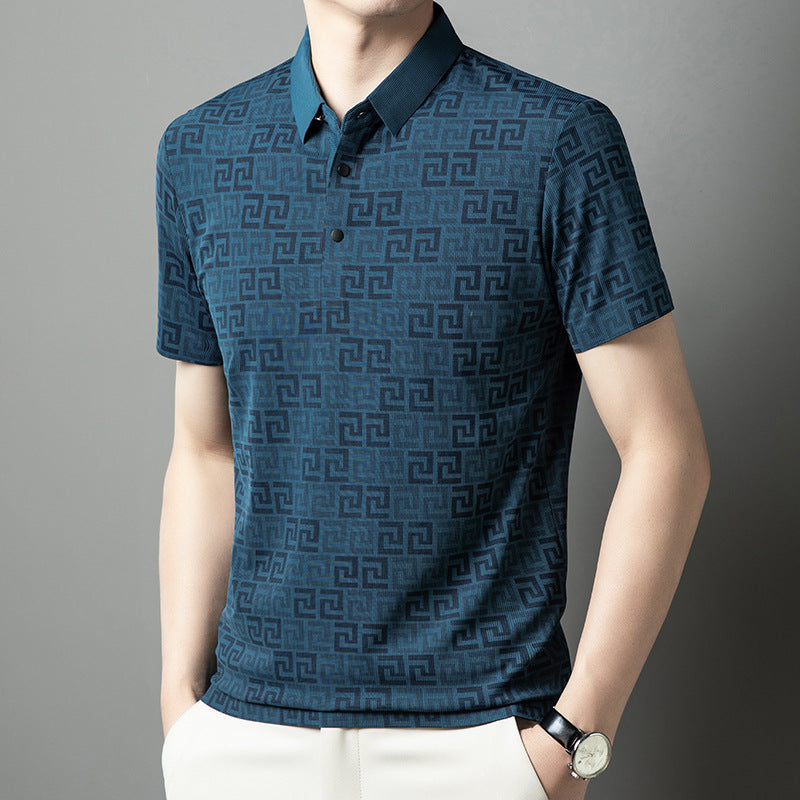 Seamless Monogram Tech Polo