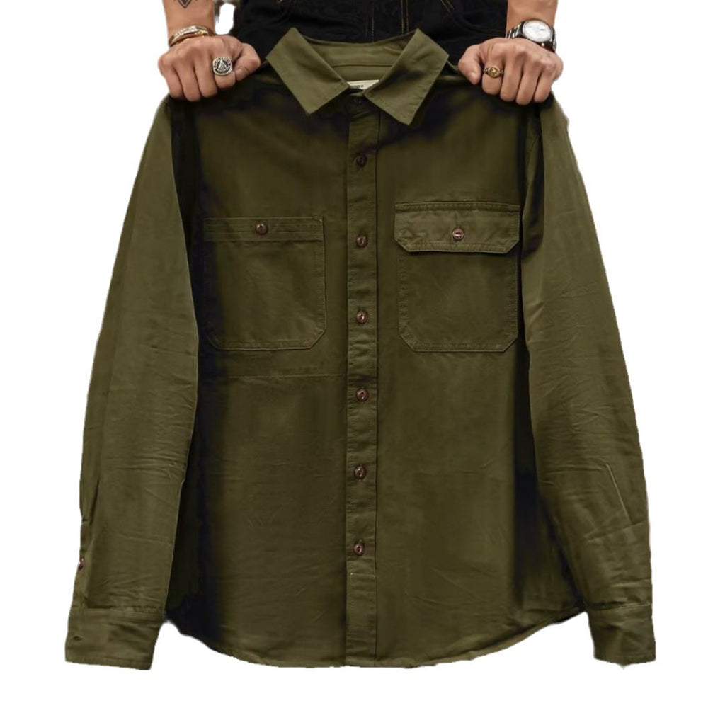 Vintage Workwear Shirt Jacket