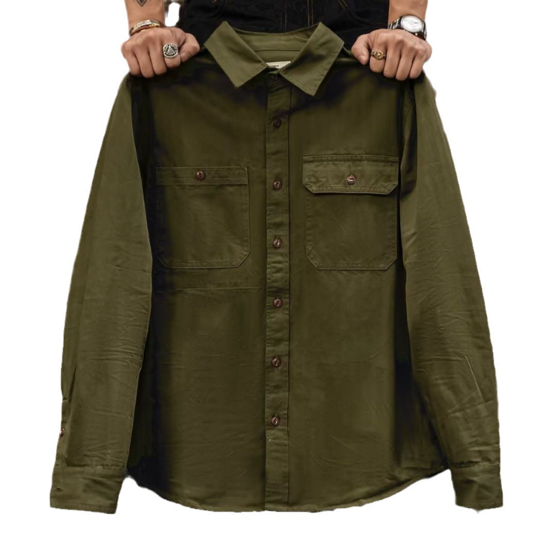 Vintage Workwear Shirt Jacket