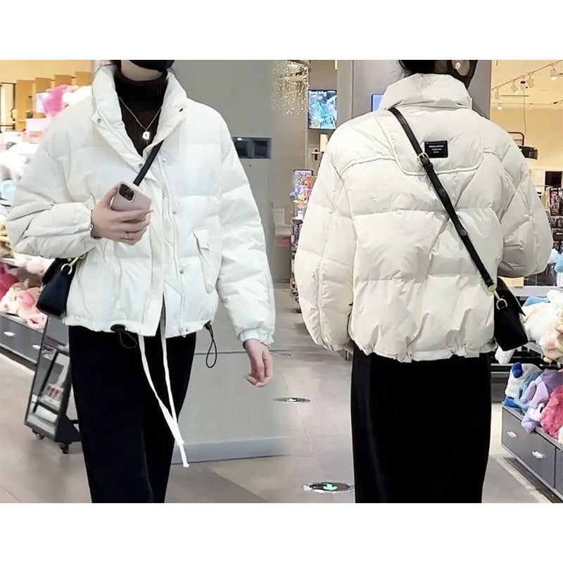 cropped puffer jacket