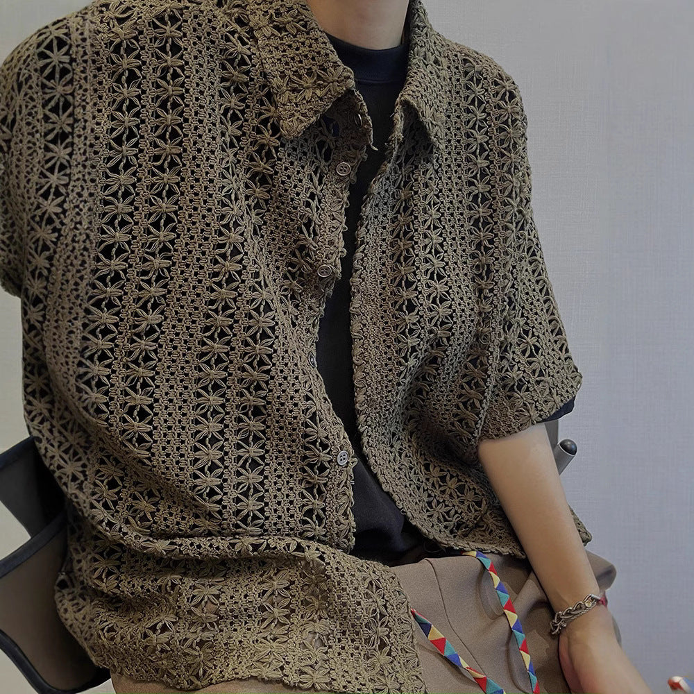 Lace Crochet Overshirt