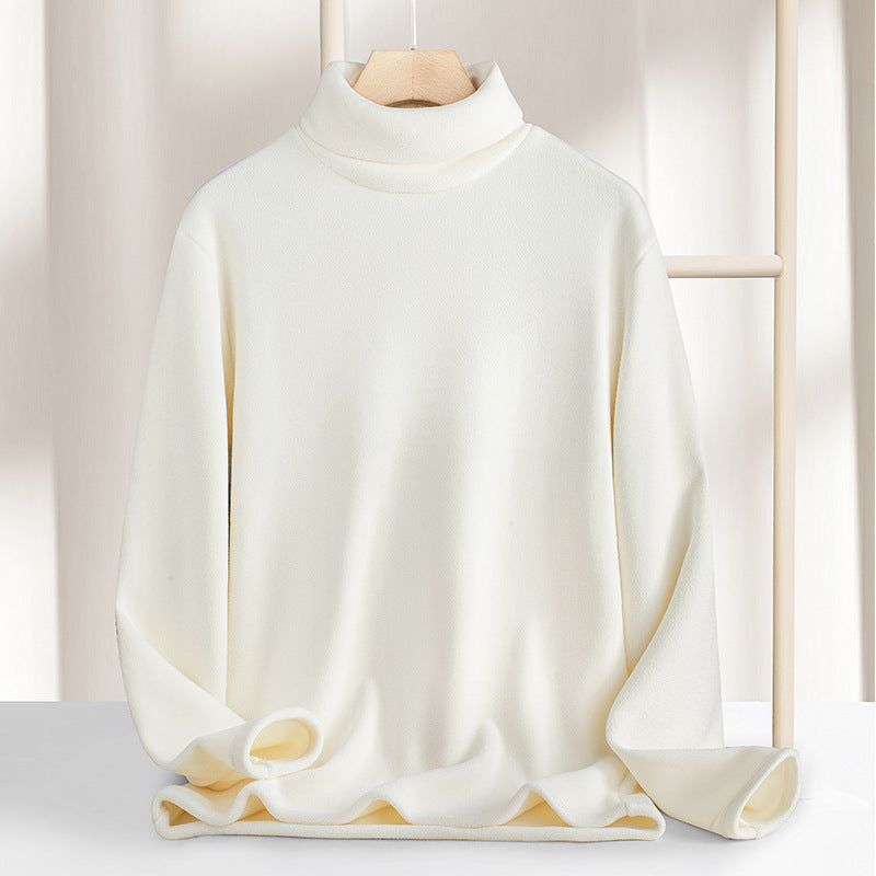 Heavyweight Double-Sided Fleece Turtleneck