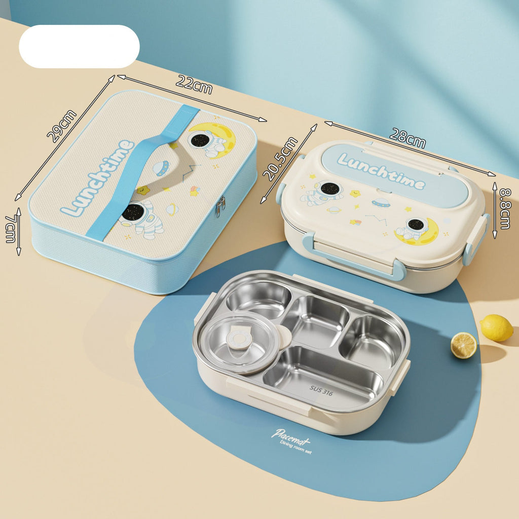 Stainless Steel Compartment Bento Box Set