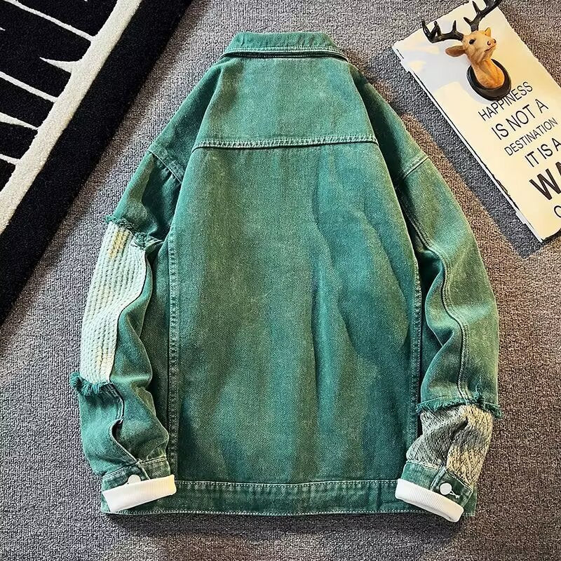 Vintage Patchwork Denim Jacket