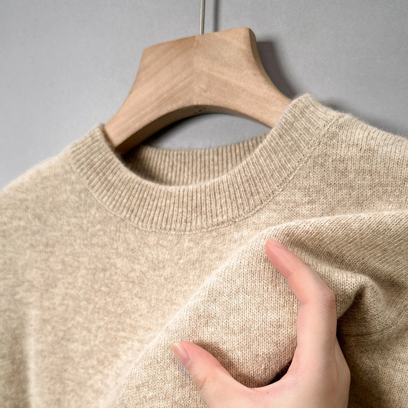 Men's Half-High Collar Wool Sweater