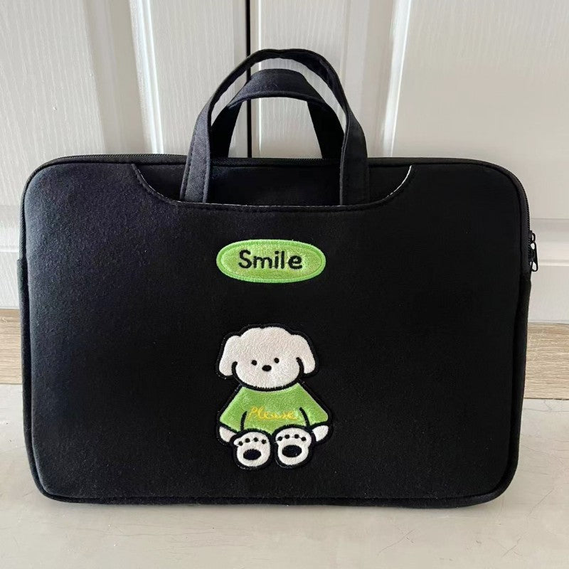 Embroidered Laptop Carrying Bag