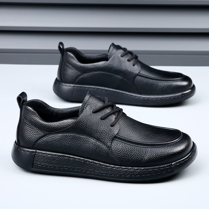 Men's All-Match Soft Leather Business Casual Shoes