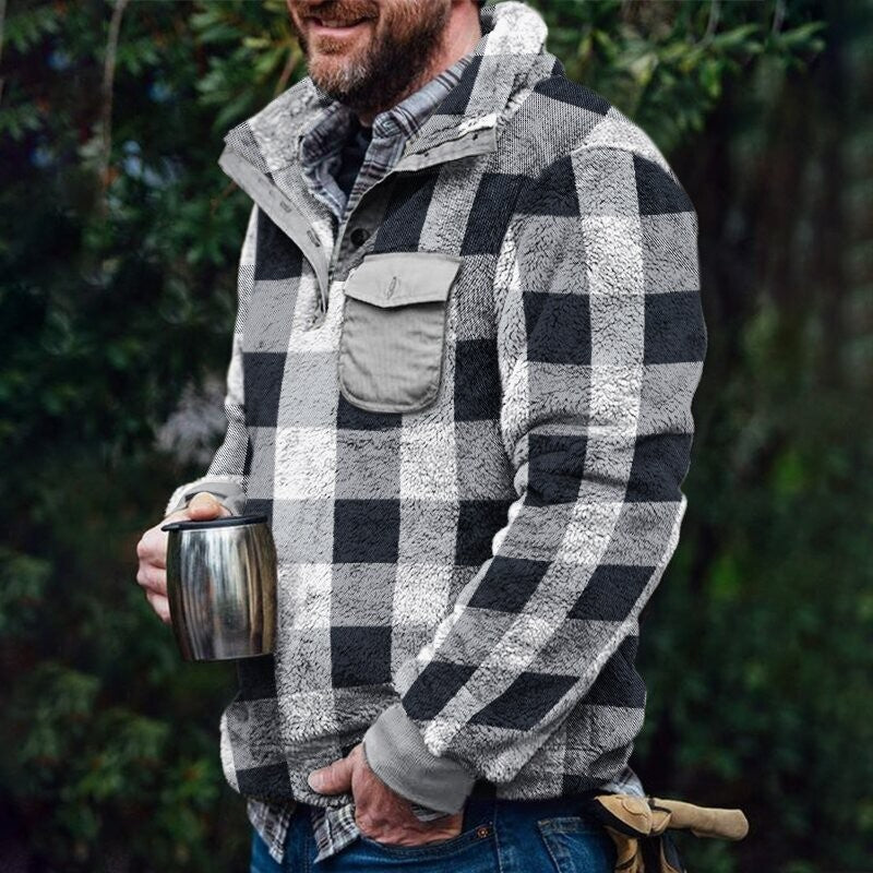 Southwestern Pattern Fleece Jacket