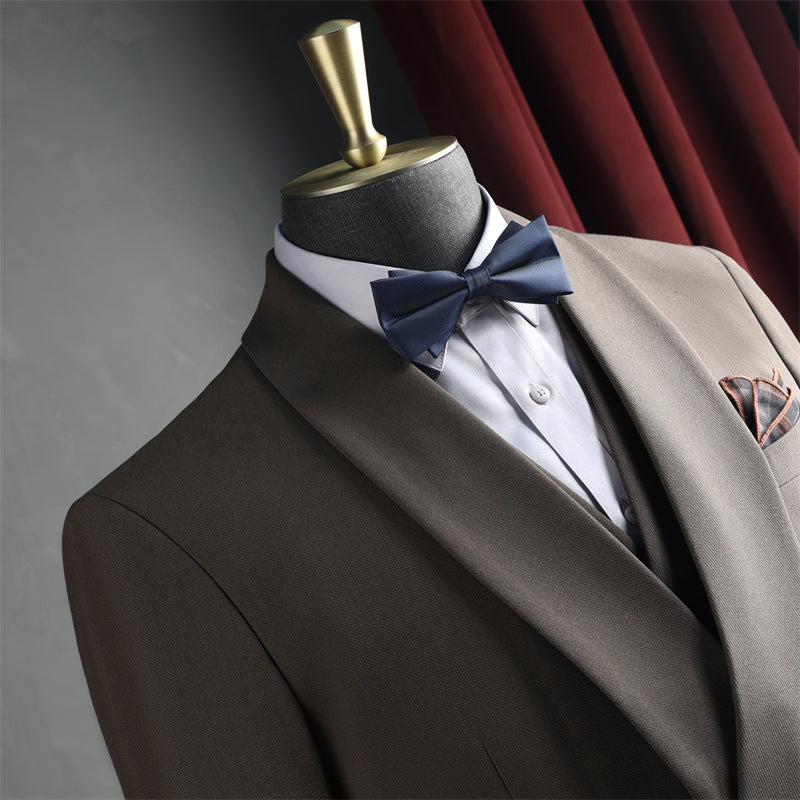 Men’s Modern Three-Piece Tuxedo Set
